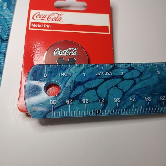 Coca-Cola Mickey Mouse Metal Pin New - Picture 2 of 5